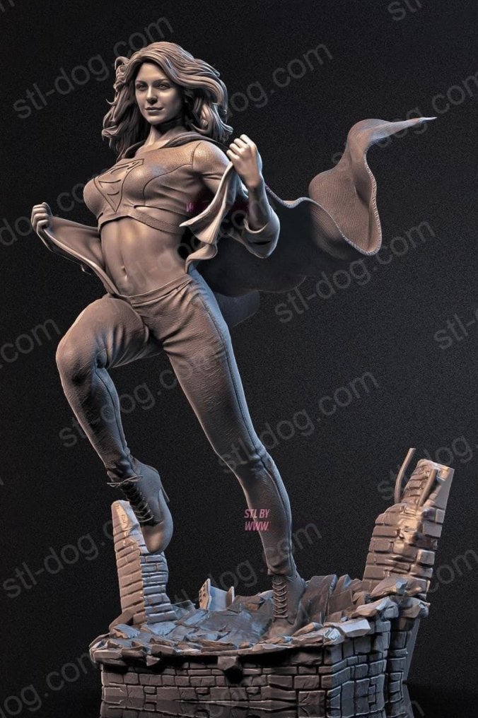 DC 超女(Super Girl) 3D打印图纸